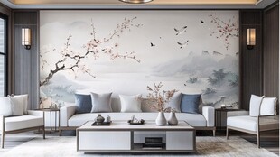 中式水墨风客厅优雅景致