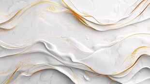 1 优雅金白纹理抽象背景图