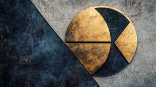 金属质感几何图形背景图