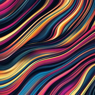 多彩动感线条抽象背景图
