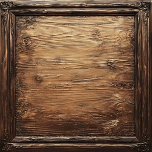 复古木质相框纹理特写