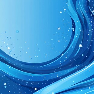 蓝色动感波纹背景图