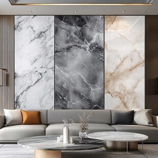现代客厅大理石背景墙设计