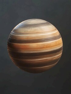 神秘条纹星球特写