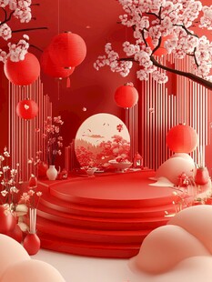 中式浪漫婚礼场景布置