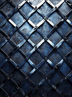 金属网格纹理背景图案