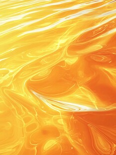 流动的金黄液体纹理