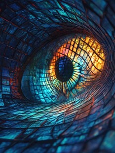 梦幻之眼 深邃炫彩的视觉奇观