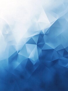 蓝色多边形几何背景图
