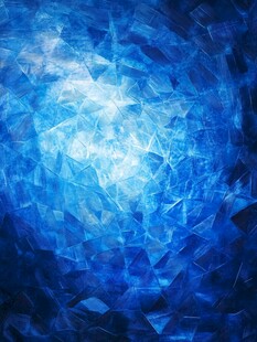 蓝色多边形抽象背景纹理