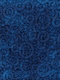 深蓝色环形纹理图案背景