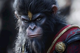 金甲猿猴 眼神坚毅显霸气