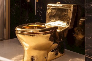 奢华金色马桶尽显高贵风范