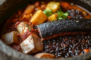 美味石锅炖菜诱人佳肴