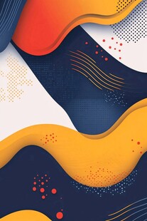 动感渐变流体抽象背景图