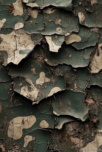 斑驳剥落的老旧漆面纹理