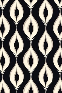 黑白几何波纹图案纹理