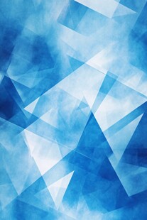 蓝色几何抽象背景图案