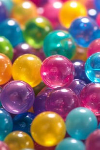 五彩斑斓弹力球大集合