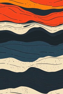 抽象波浪图案纹理背景