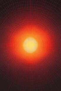 炽热红光背景图案