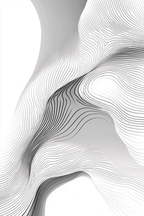 抽象线条动感几何图案