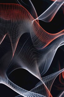动感线条抽象艺术图案