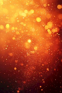 梦幻橙红光斑背景图