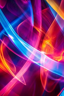 绚丽动感光带抽象背景图