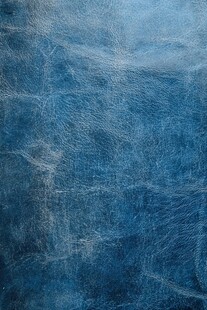 蓝色皮革纹理背景图