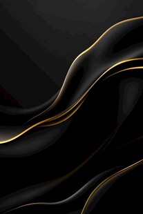 黑色金纹动感流体背景图