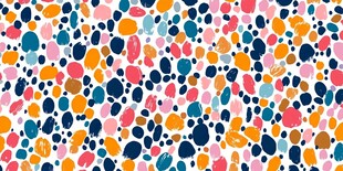 多彩斑点图案背景纹理