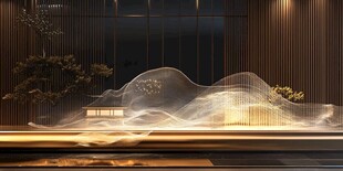 现代中式禅意景观装饰