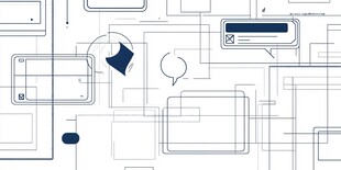 简洁UI设计线框图示例