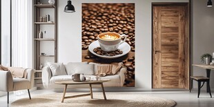 咖啡主题客厅温馨一角