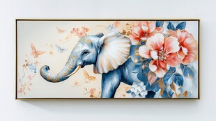 蓝象繁花装饰画