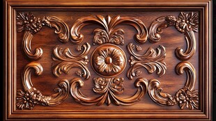 精美木雕花纹装饰板