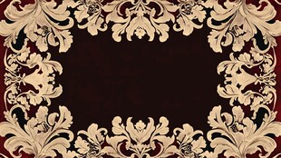 欧式华丽花纹装饰边框