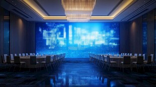 豪华科技风会议室场景