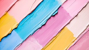 多彩颜料笔触纹理背景