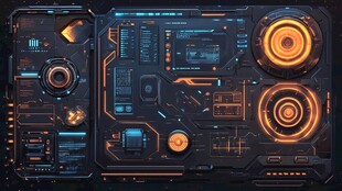 科技感十足的未来界面设计