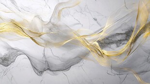 金纹漫舞大理石抽象图景