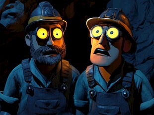 矿工二人组的惊奇瞬间