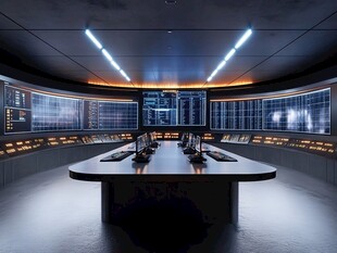 未来感科技指挥控制中心