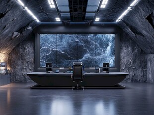 未来感科技指挥控制中心