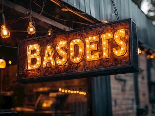 复古发光招牌BASDETS