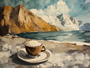 海边咖啡 邂逅山海诗意