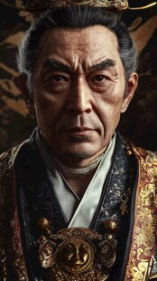 威严古装帝王形象