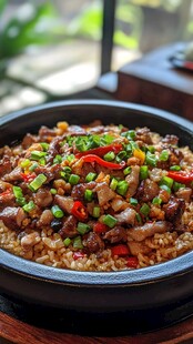 美味锅烧肉丁炒饭