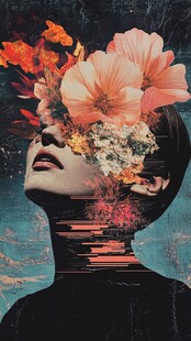 花卉幻像下的神秘女性